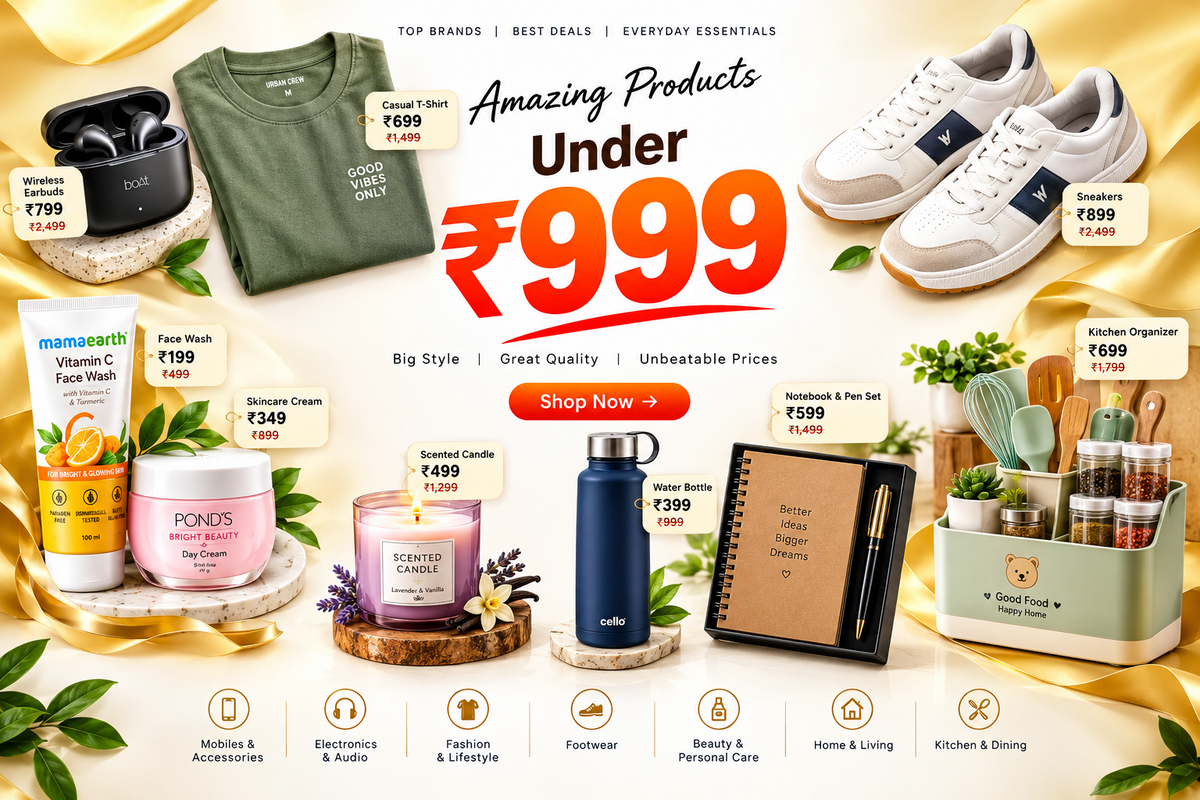 Under ₹999